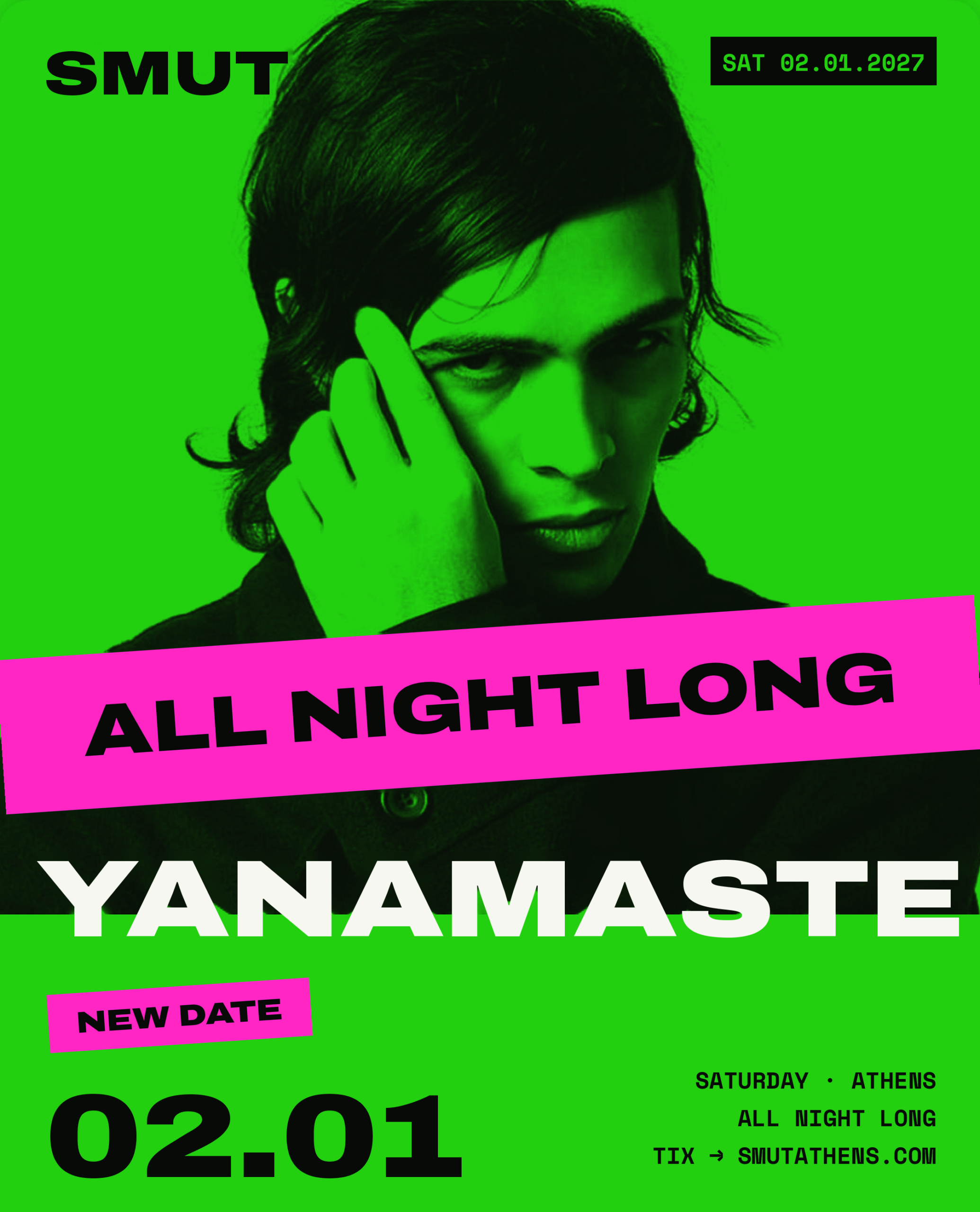 Poster YANAMASTE x SMUT 02.01.2027